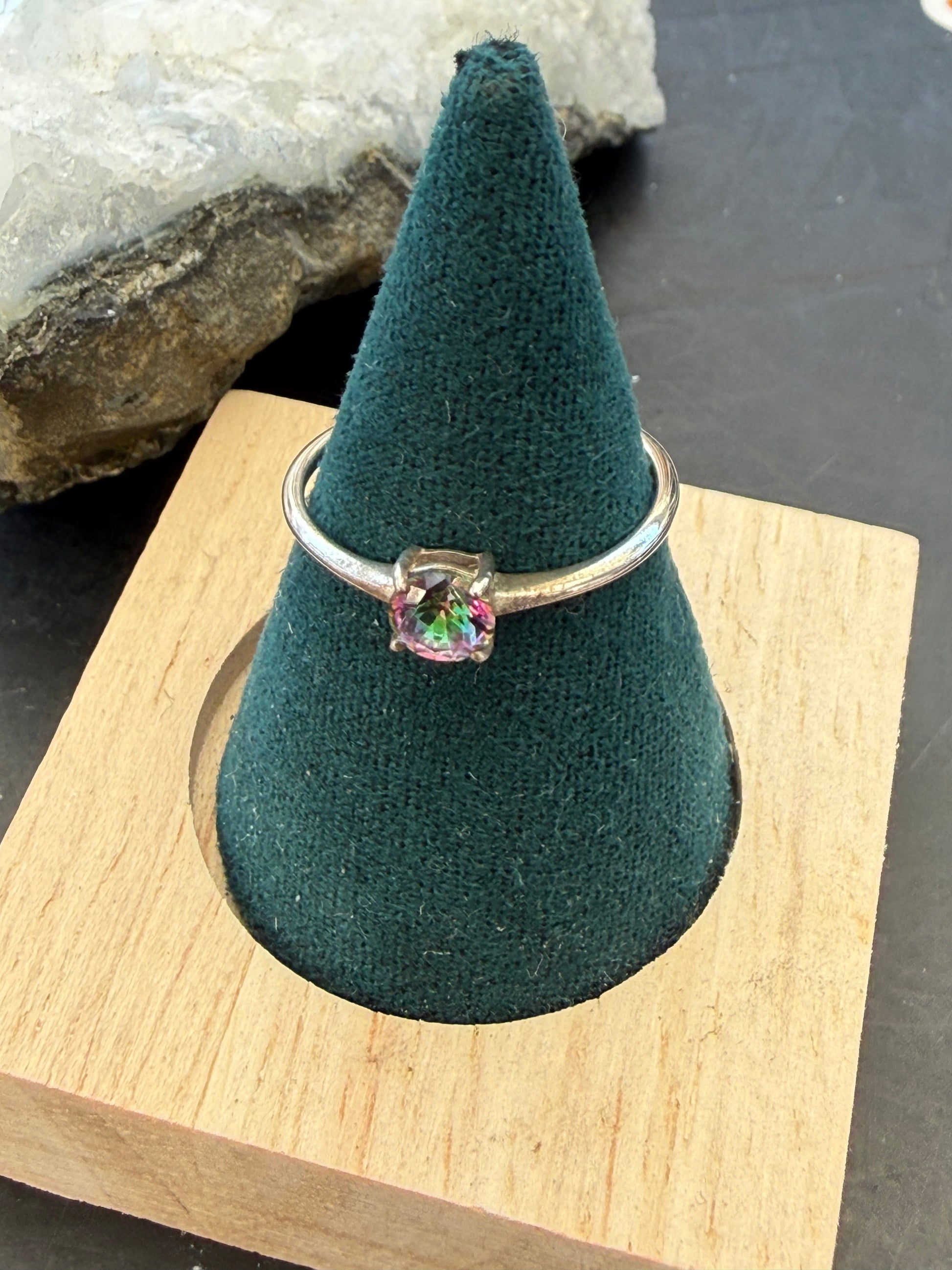 Mystic Topaz Ring, size 8 – A Spark of Light & Transformation Crystal Wellness