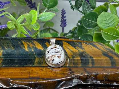 Polished Astrophyllite Pendant, 24mmx16mm Crystal Wellness