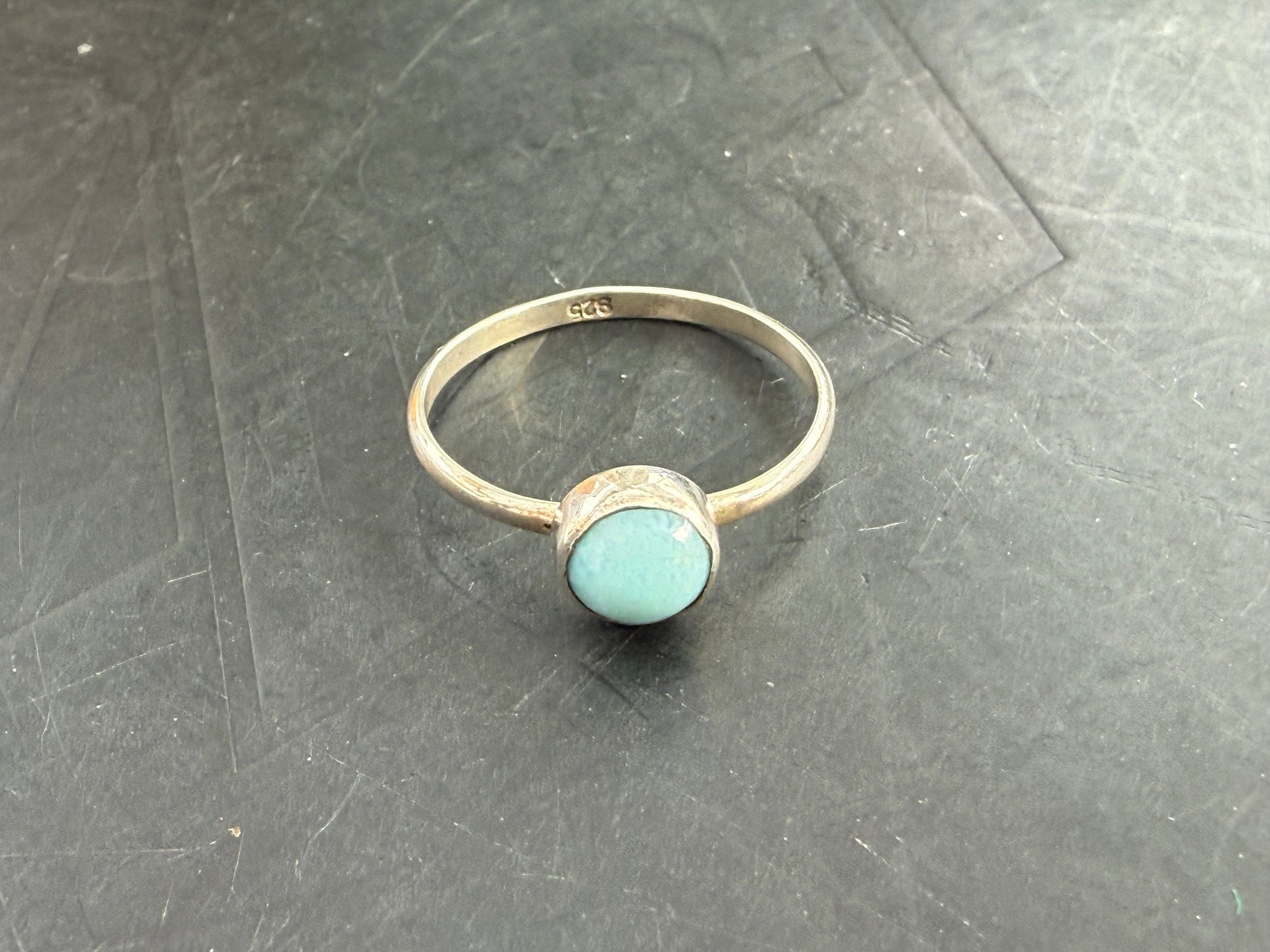 🌊 Larimar Ring — The Stone of Divine Calm, size 6 Crystal Wellness