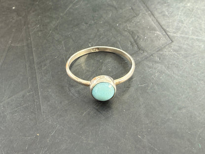🌊 Larimar Ring — The Stone of Divine Calm, size 6 Crystal Wellness