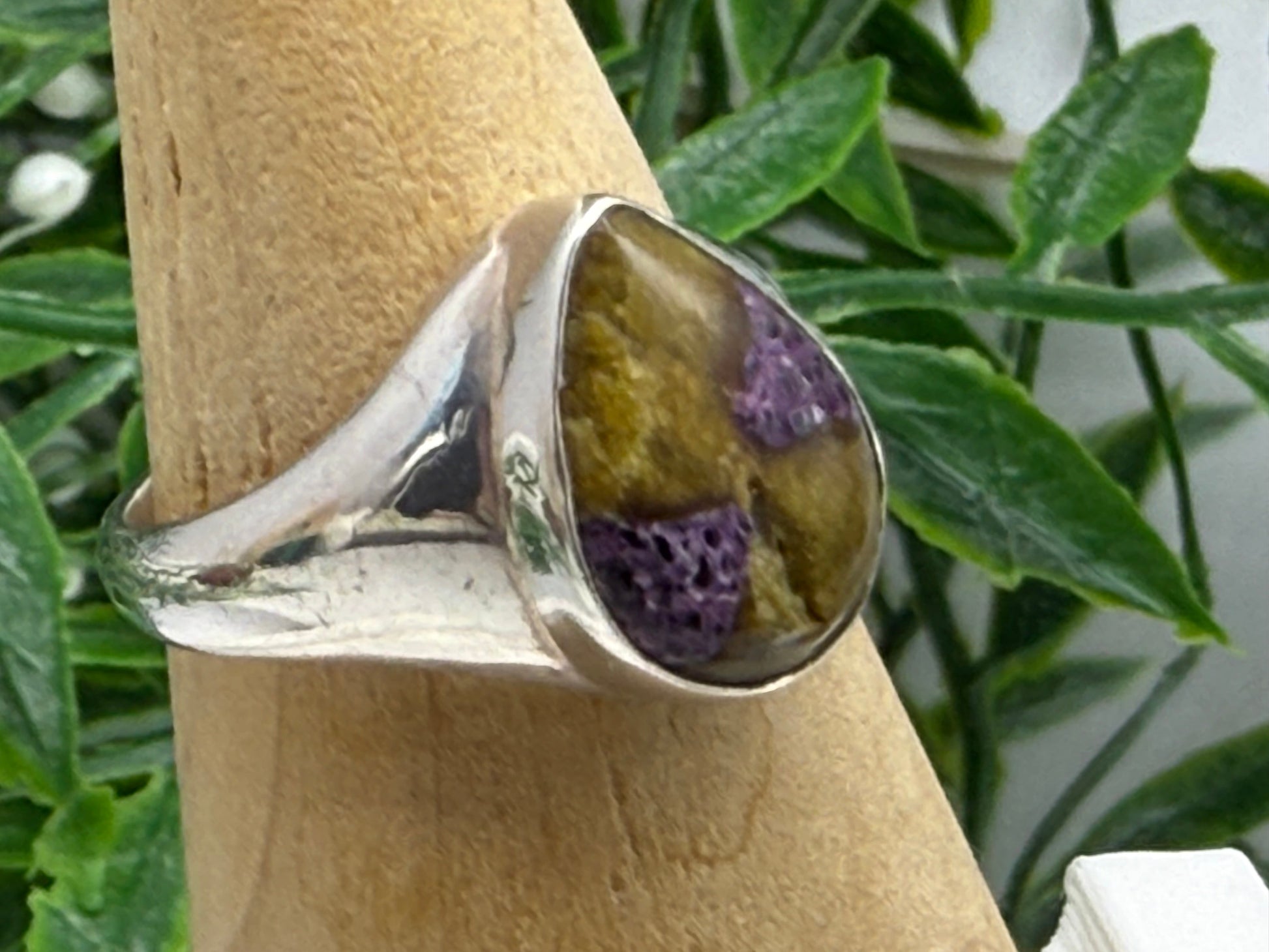 Atlantisite Serenity Ring, size 9 Crystal Wellness