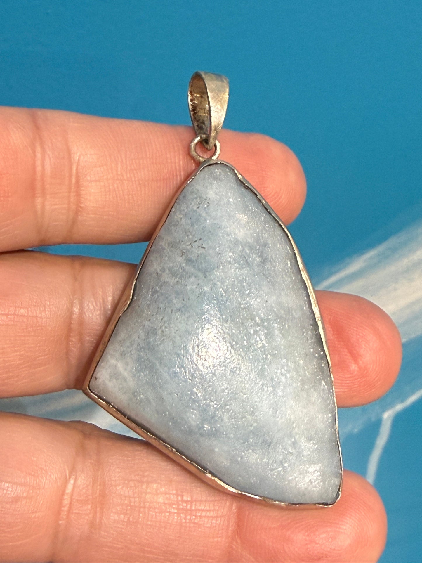 Aquamarine Pendant, 49mmx30mm Crystal Wellness