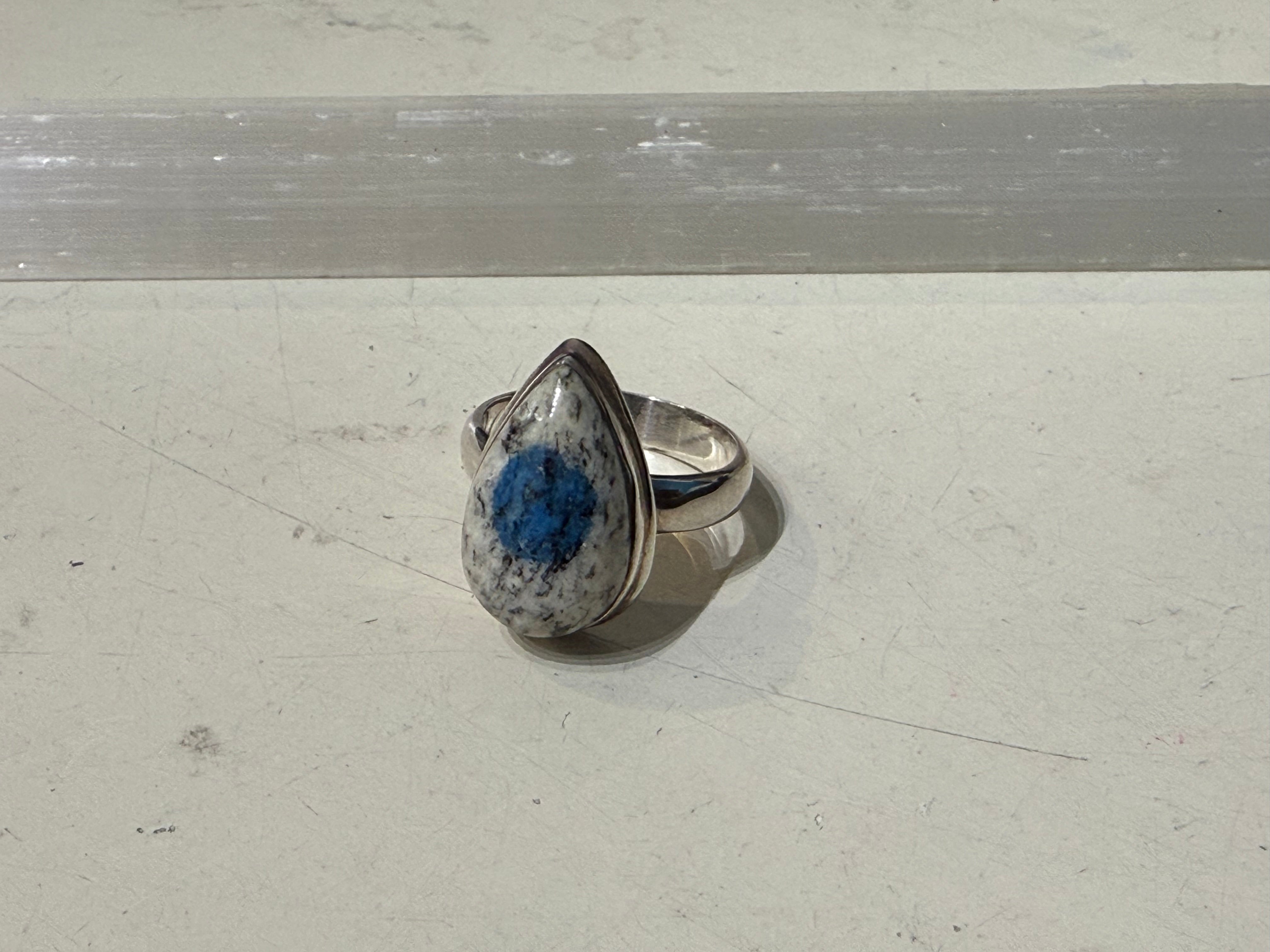 K2 Ring, size 7.5 – The Stone of Higher Vision & Grounded Insight Crystal Wellness