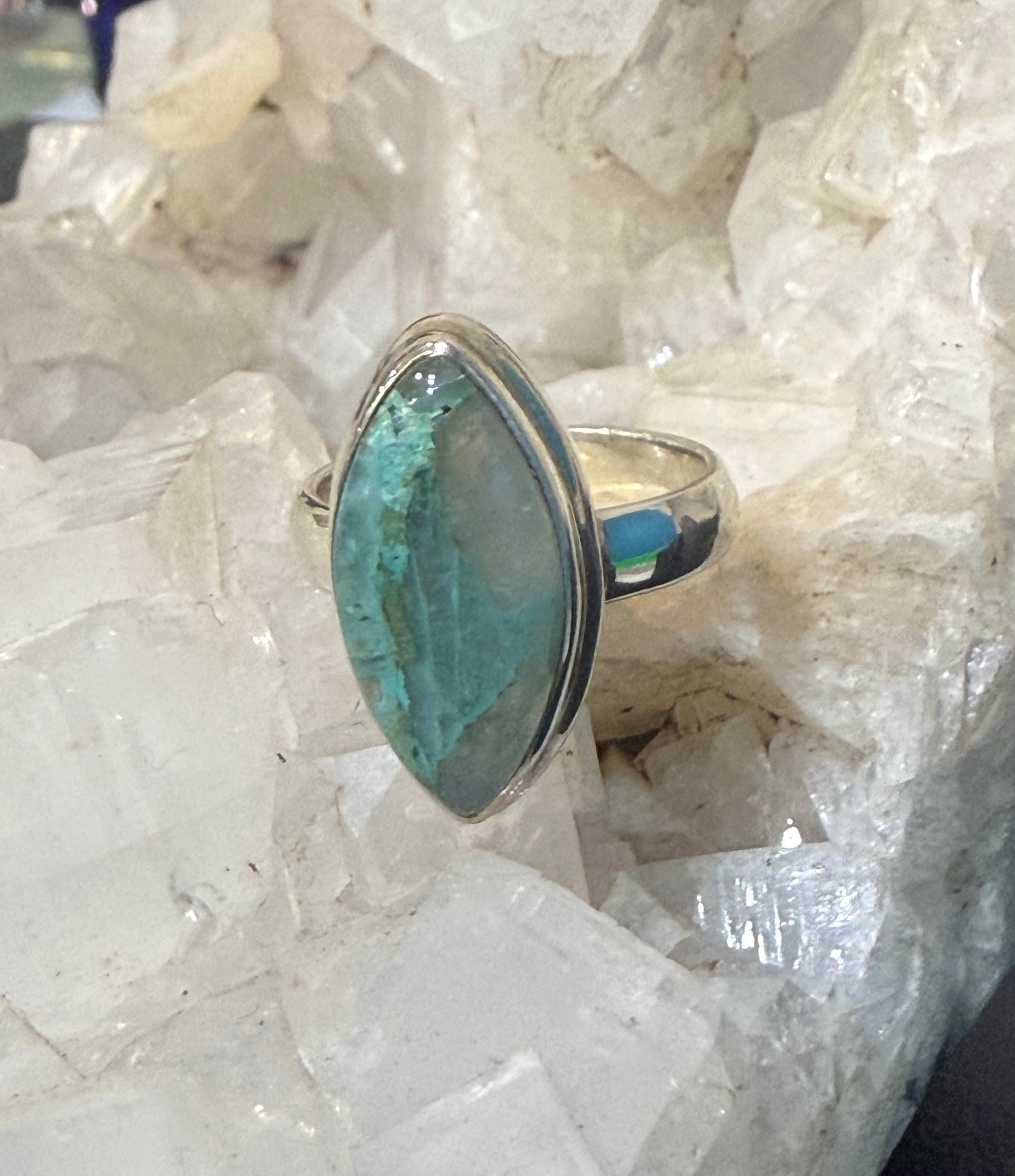 Quantum Quattro Silver Ring – Size 6 Crystal Wellness