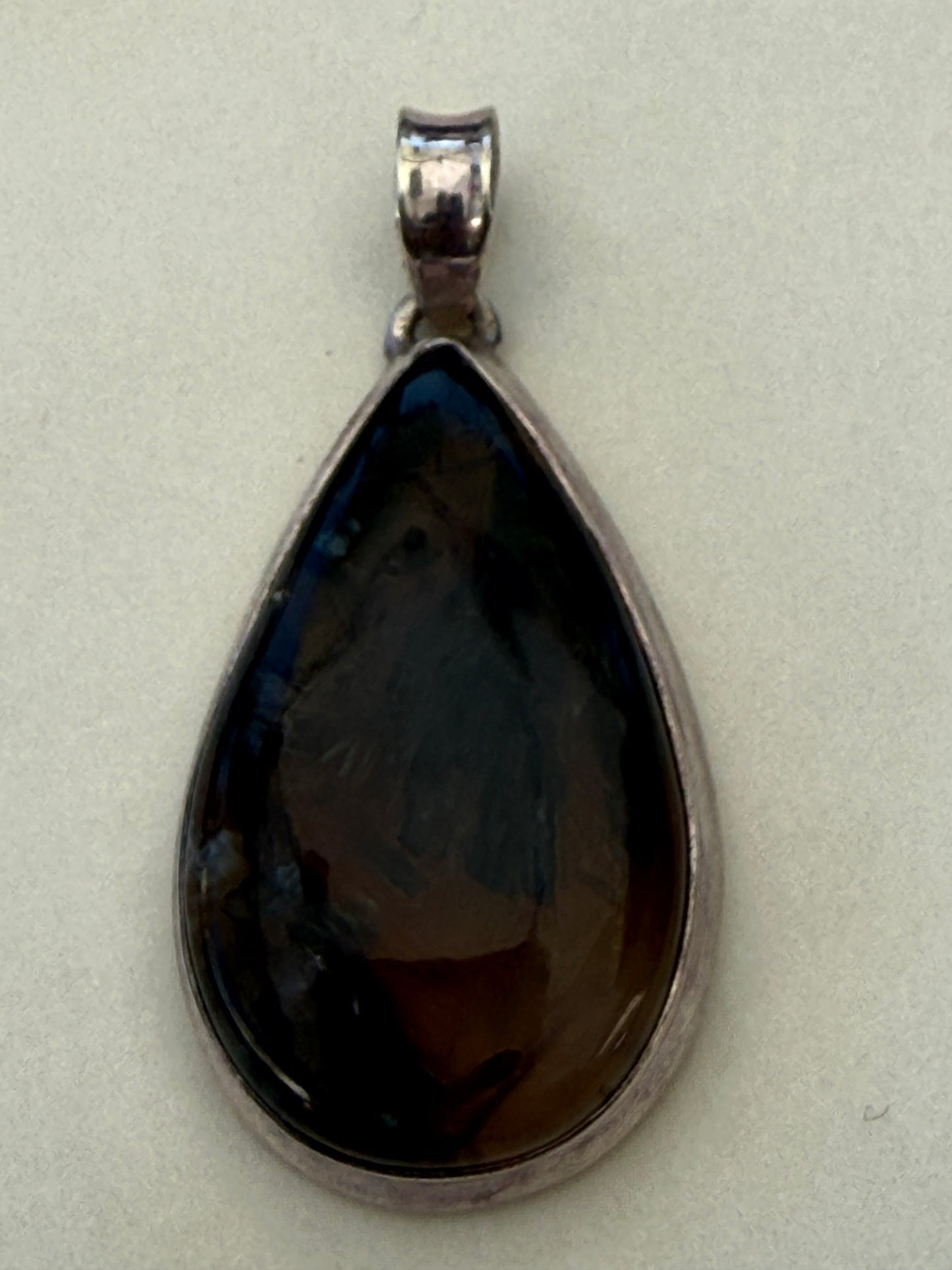 Earth’s Harmony Tube Agate Pendant 34mmx18mm Crystal Wellness