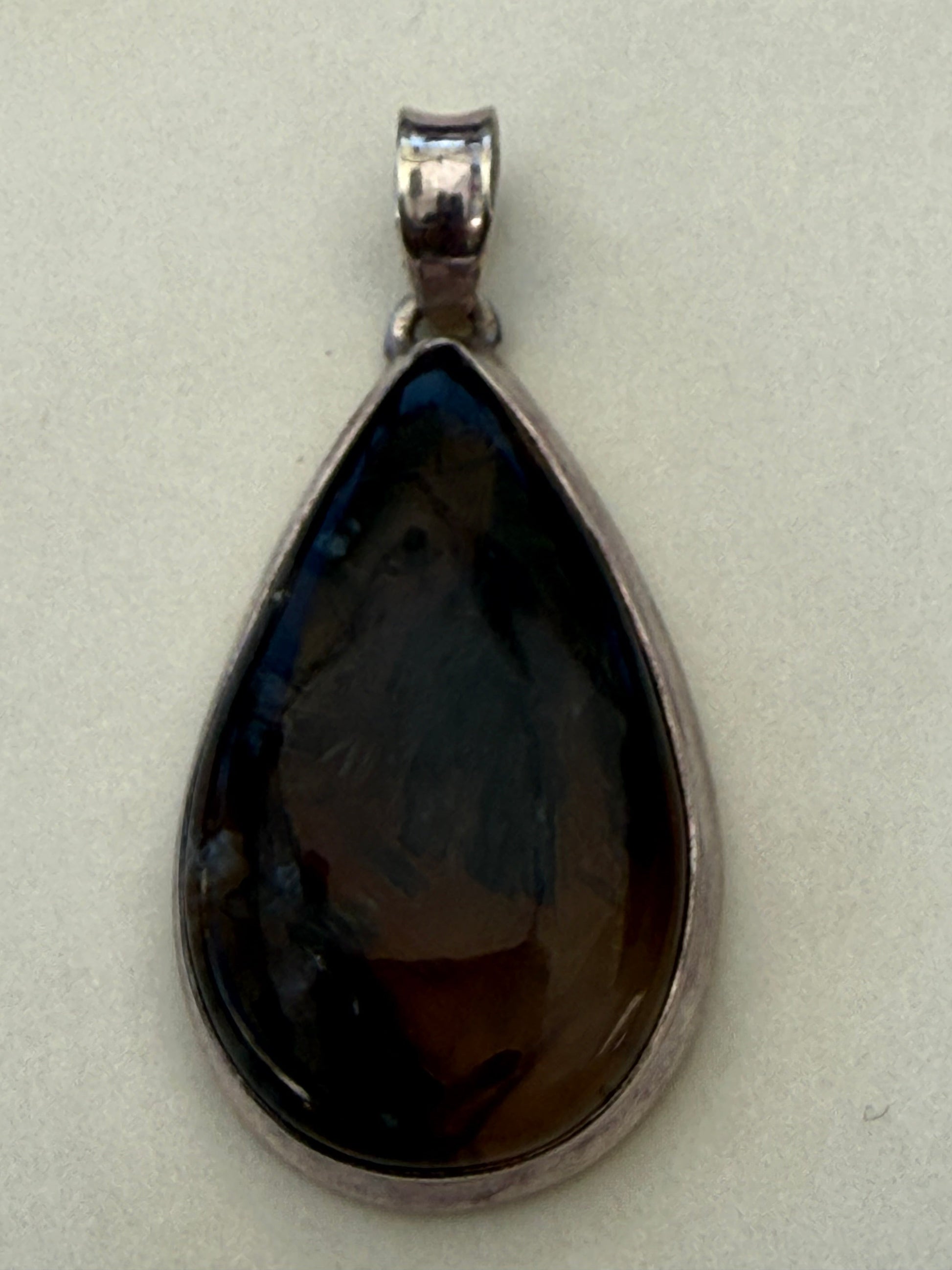 Earth’s Harmony Tube Agate Pendant 34mmx18mm Crystal Wellness