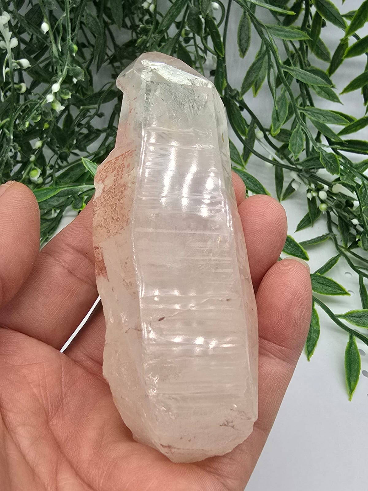 Lemurian Quartz Cluster 218g 11x4.5cm Crystal Wellness
