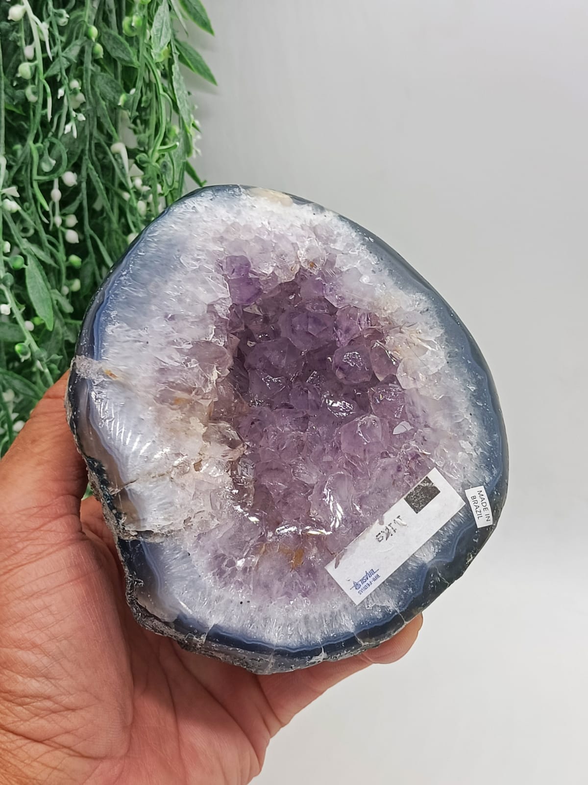 Amethyst Cluster Natural Shape 1.1kg 14x12x5cm Crystal Wellness