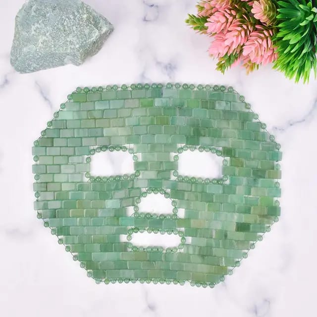 Green Aventurine Facial Mask Crystal Wellness