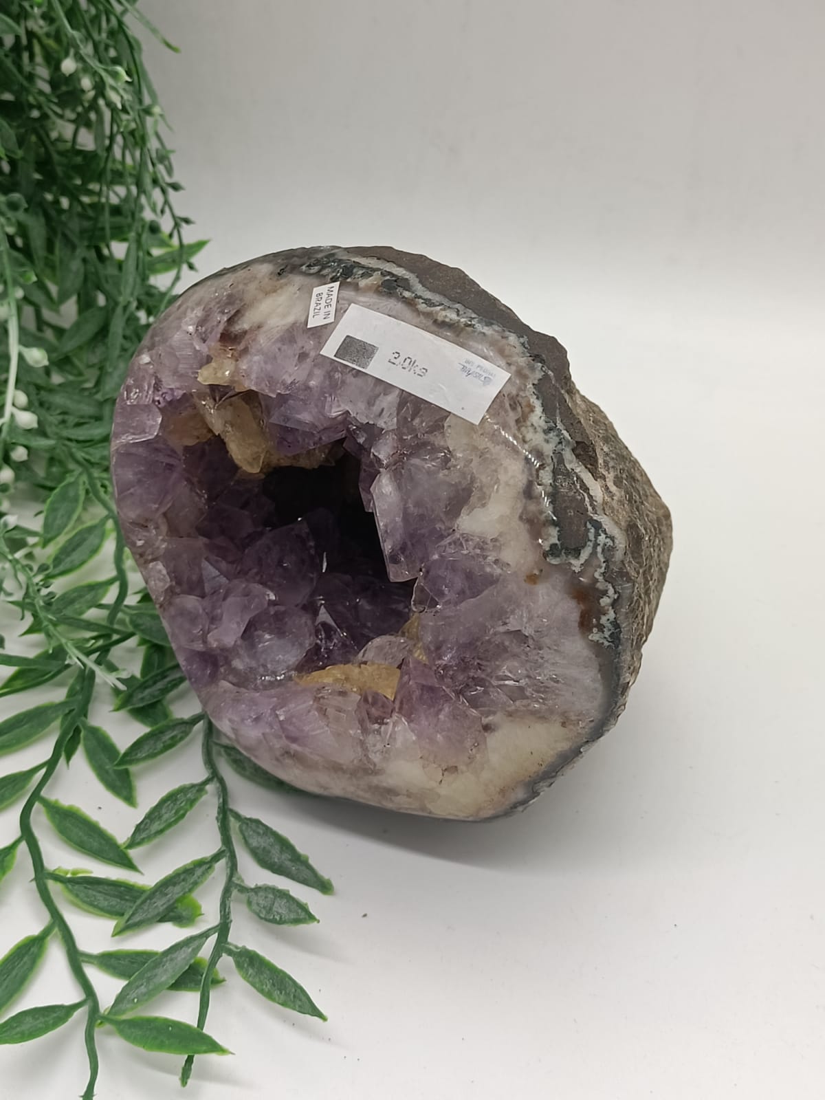 Amethyst Geode Natural Shape 2.0kg 15x13x11cm Crystal Wellness