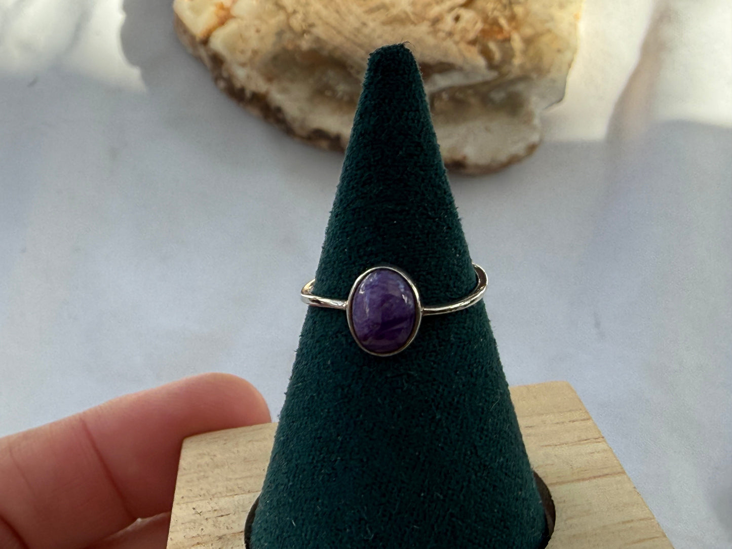 Charoite Ring – Transformation, Courage & Spiritual Insight Crystal Wellness