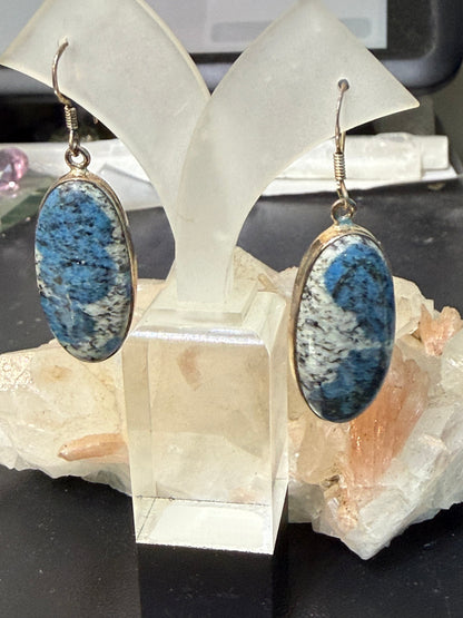 K2 Earrings – Intuition, Clarity & Spiritual Balance, 31mmx16mm Crystal Wellness