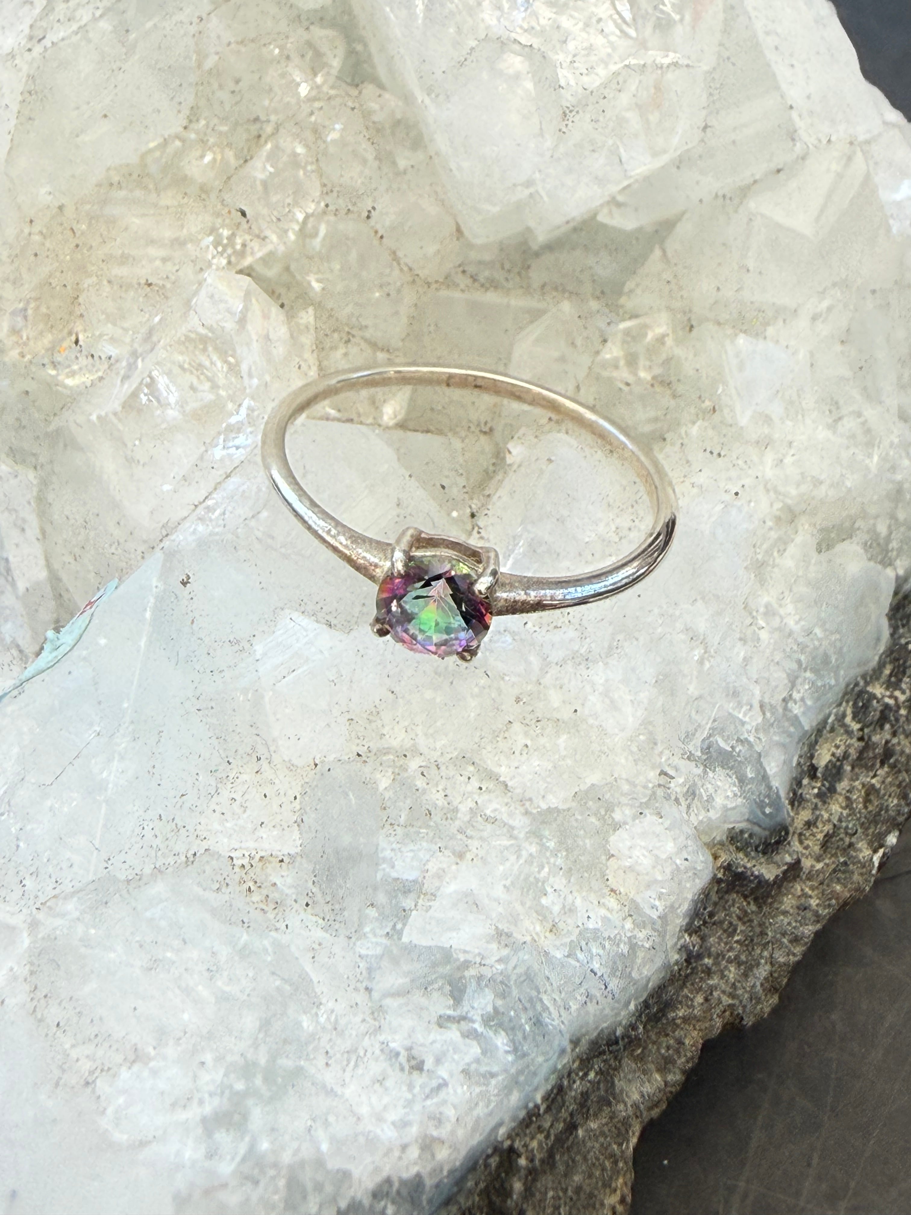 Mystic Topaz Ring, size 8 – A Spark of Light & Transformation Crystal Wellness
