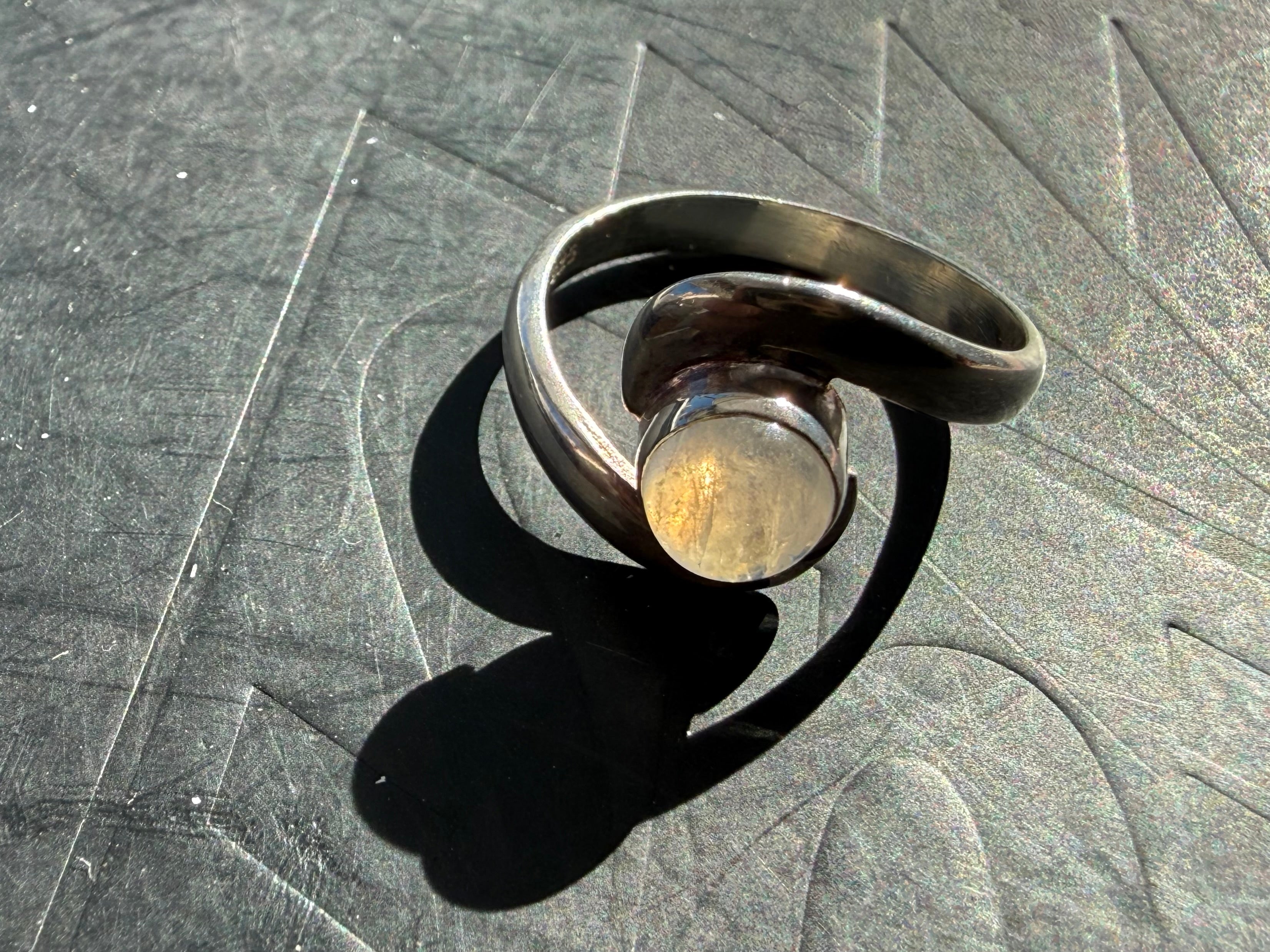 Moonstone Ring, size 6 — The Stone of Divine Feminine Energy 🌙 Crystal Wellness