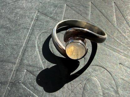 Moonstone Ring, size 6 — The Stone of Divine Feminine Energy 🌙 Crystal Wellness