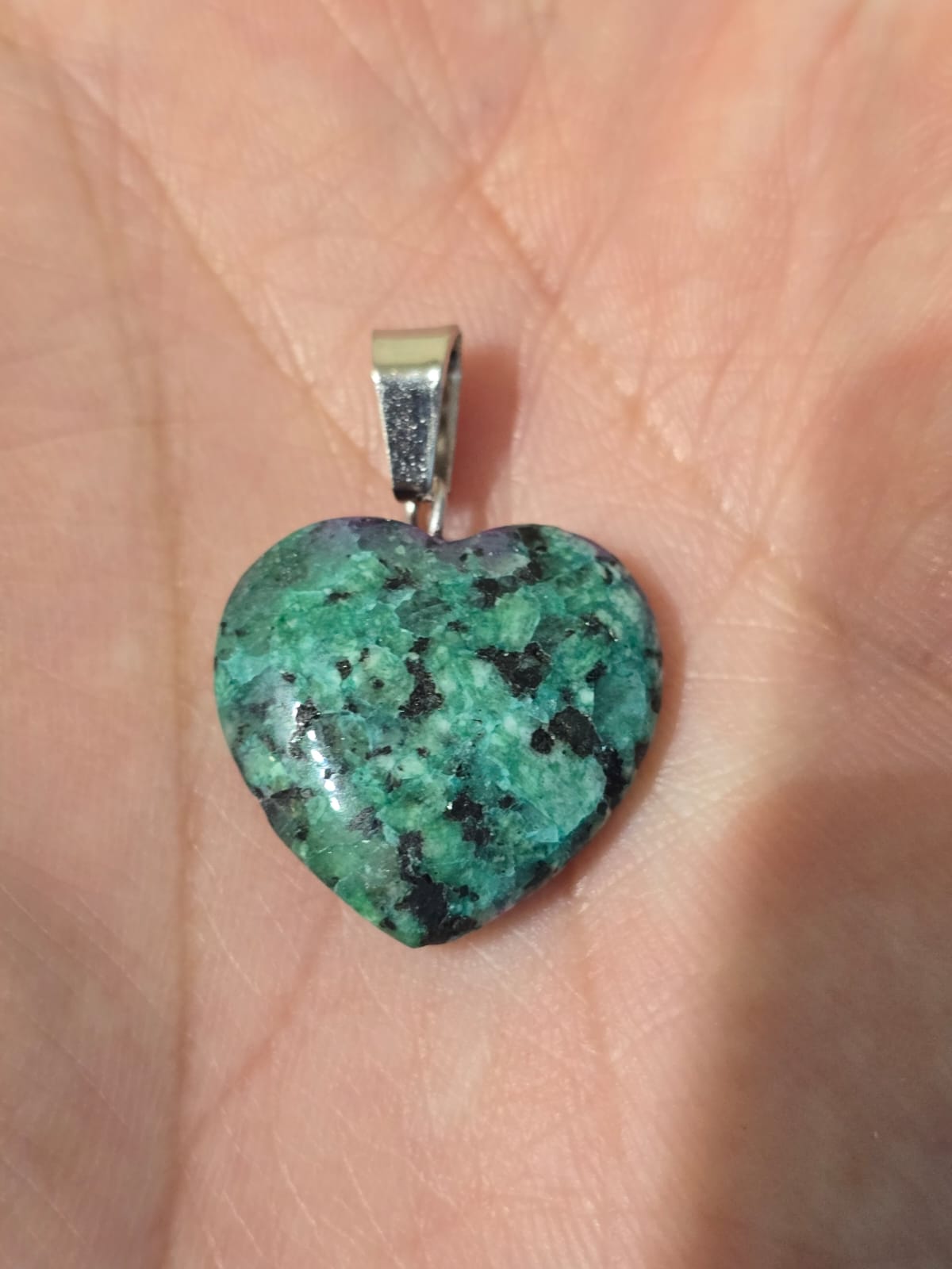 Cute Little Heart Pendant Crystal Wellness