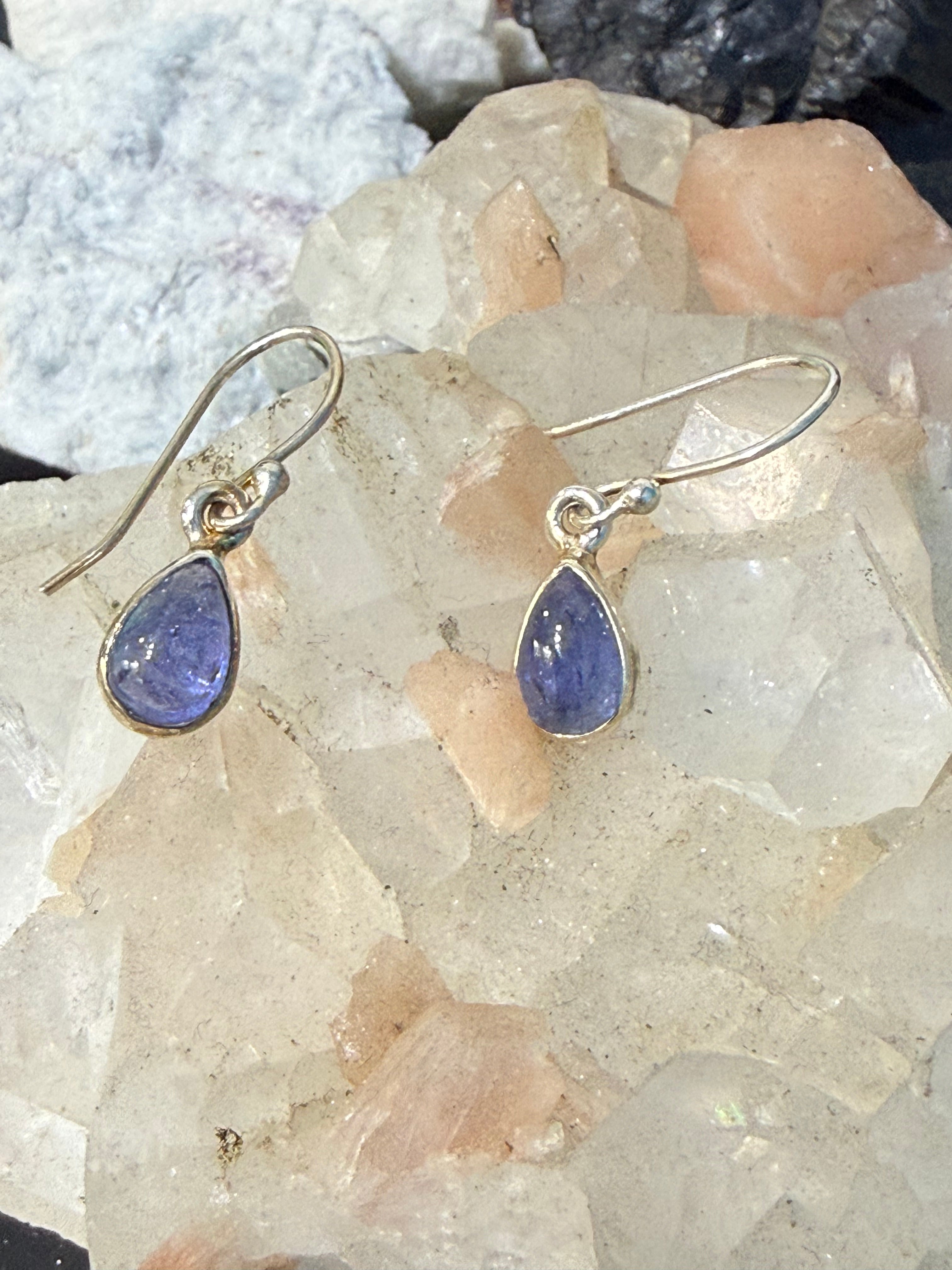 Tanzanite Earrings — The Stone of Spiritual Awakening, 9mmx6mm Crystal Wellness