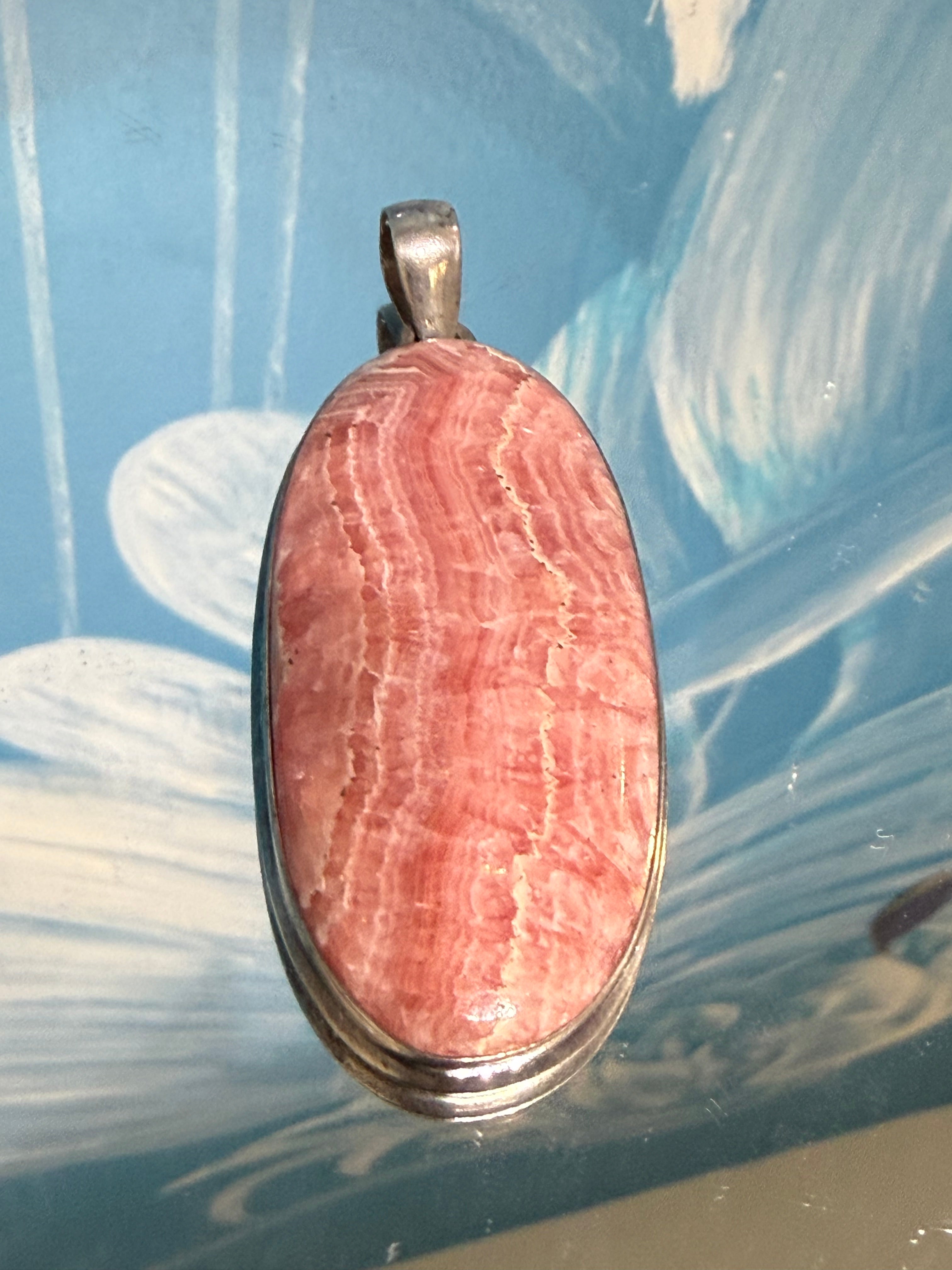 Rhodochrosite – Stone of Love & Emotional Healing, 64mmx29mm Crystal Wellness