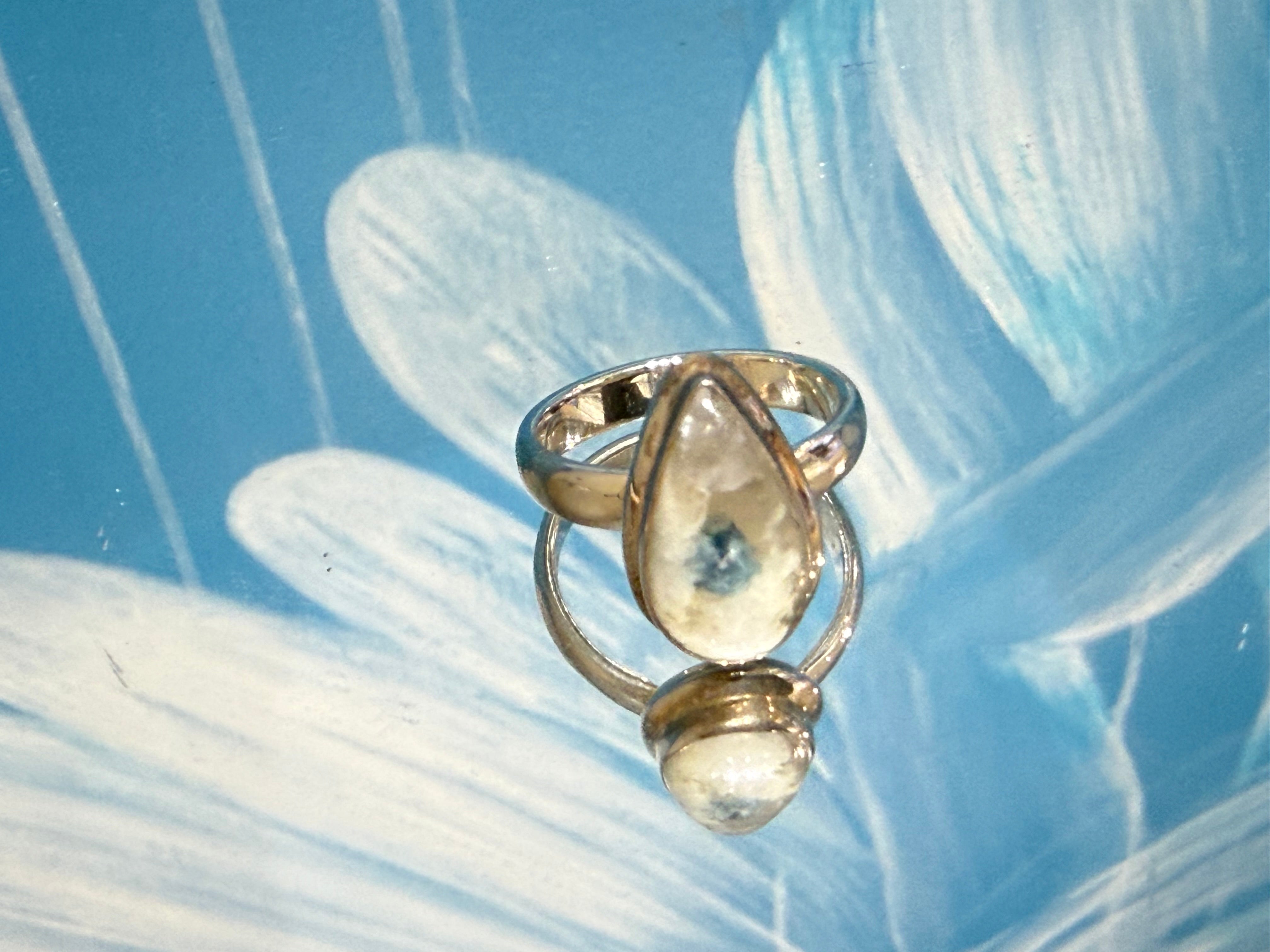 Green Tourmaline Ring, size 9 – Heart Healing, Abundance & Renewal Crystal Wellness