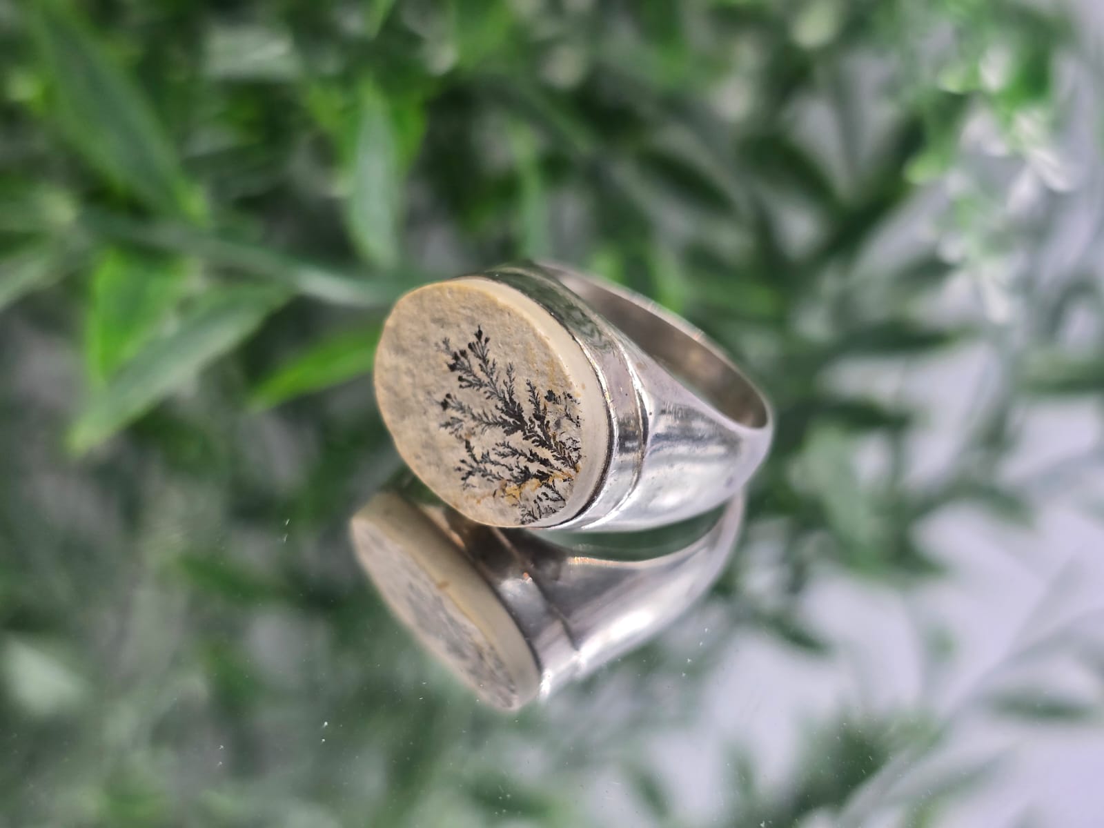 Scenic Agate Ring Size 9 Crystal Wellness