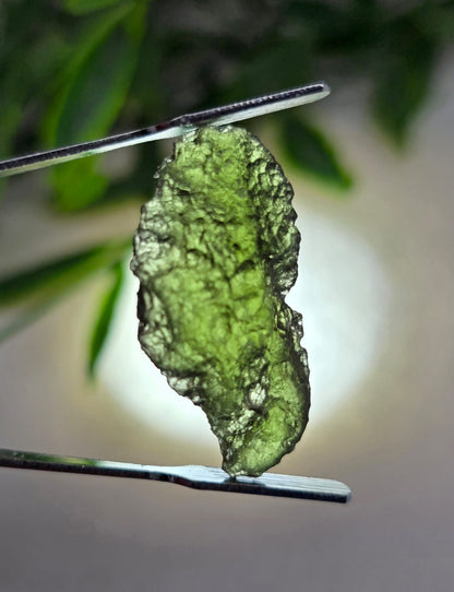 Authentic Moldavite 2.16g 26x13x6mm Crystal Wellness
