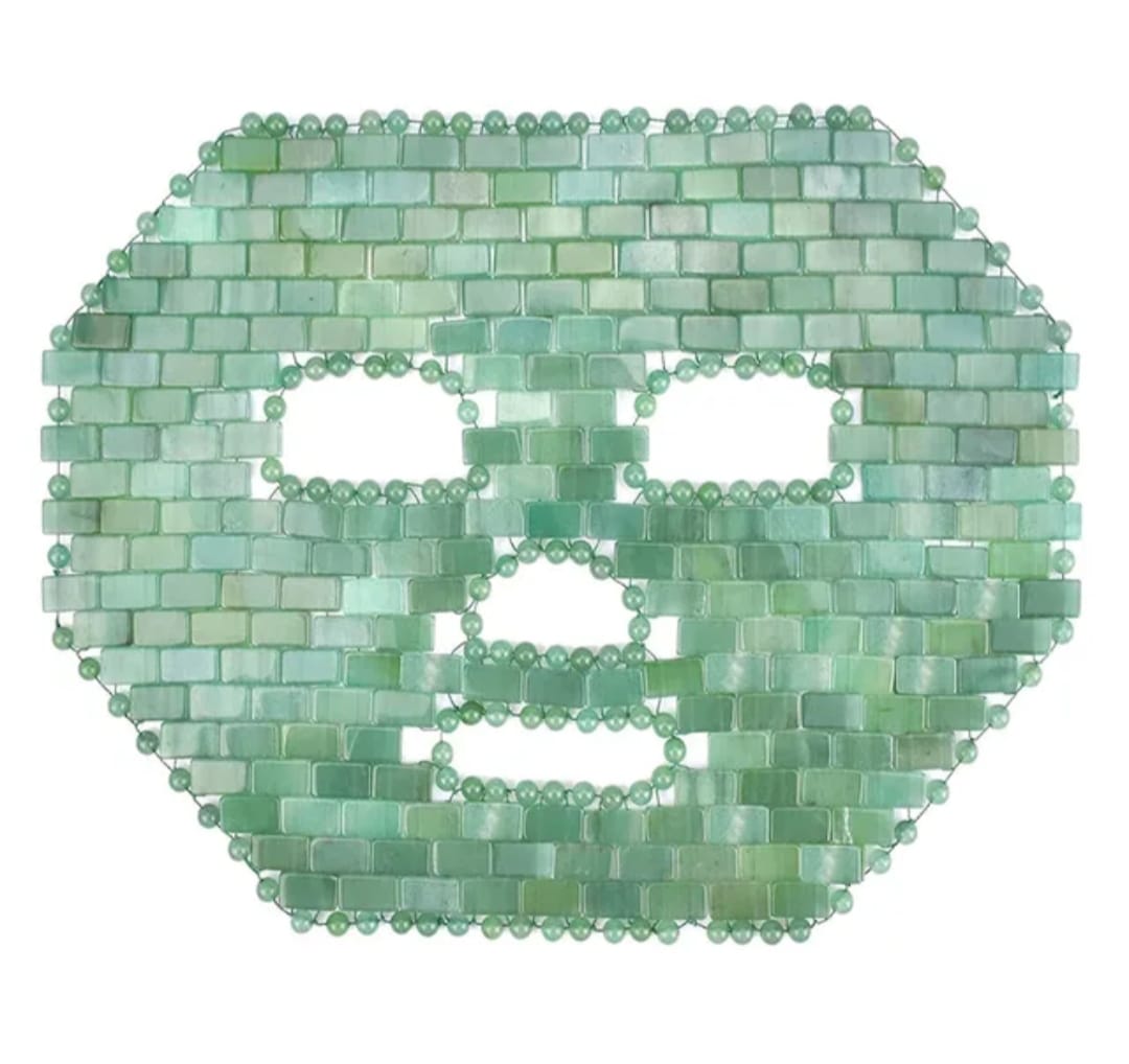 Green Aventurine Facial Mask Crystal Wellness