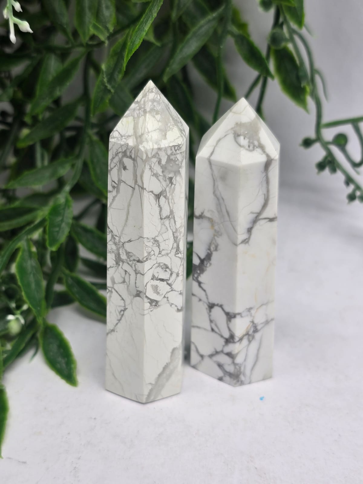 Howlite Point Crystal Wellness