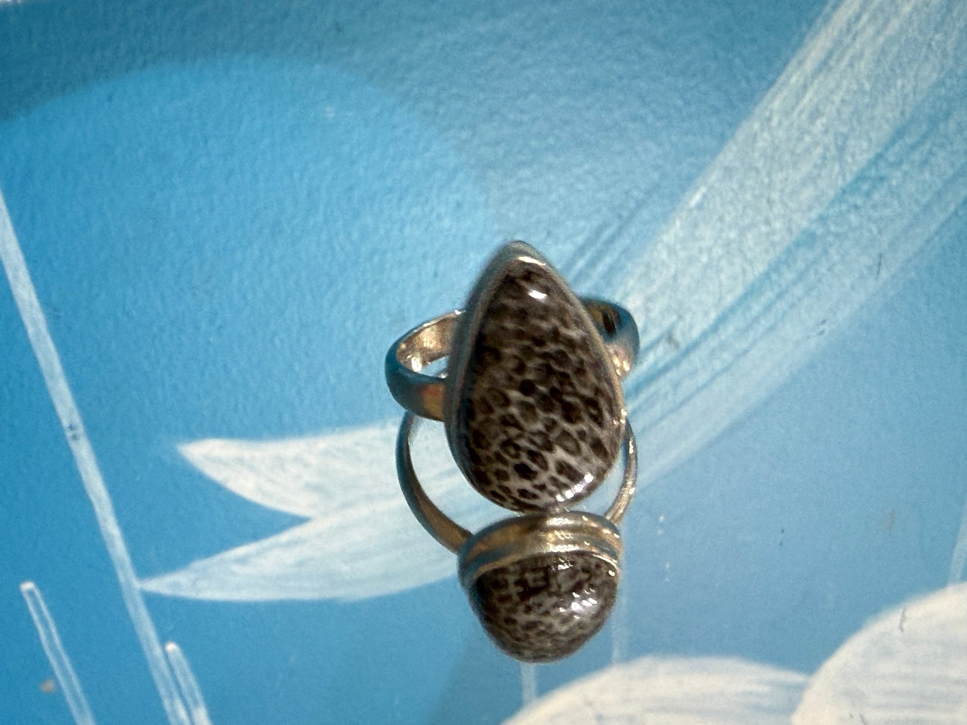 Black Coral Ring, size 9.5 Crystal Wellness