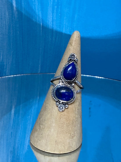 Lapis Lazuli Ring
Stone of Wisdom, Truth & Self-Expression, size 7 Crystal Wellness