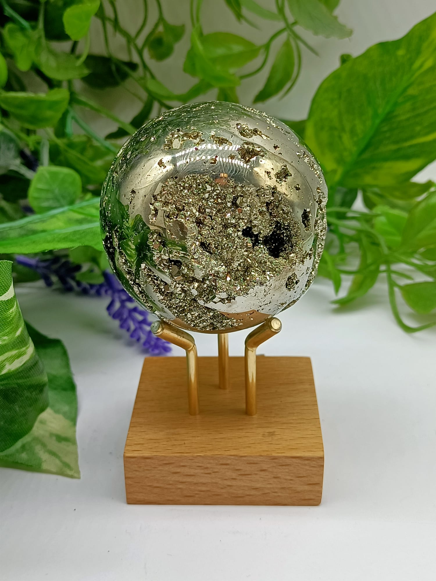 Pyrite Spheres Crystal Wellness