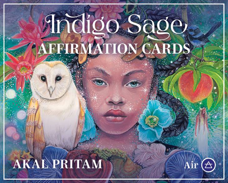 Indigo Sage Affirmation Cards Crystal Wellness