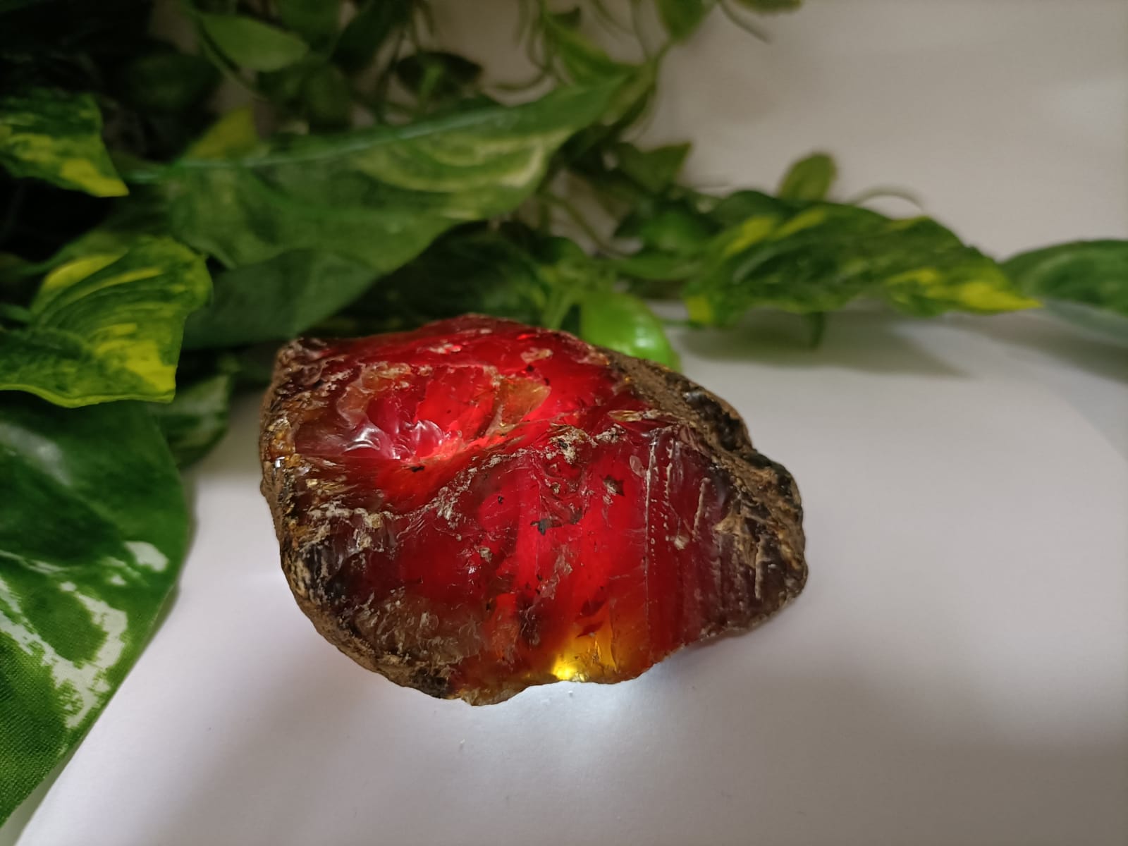 Genuine Sumatra Amber 137g 8x8x3cm Crystal Wellness