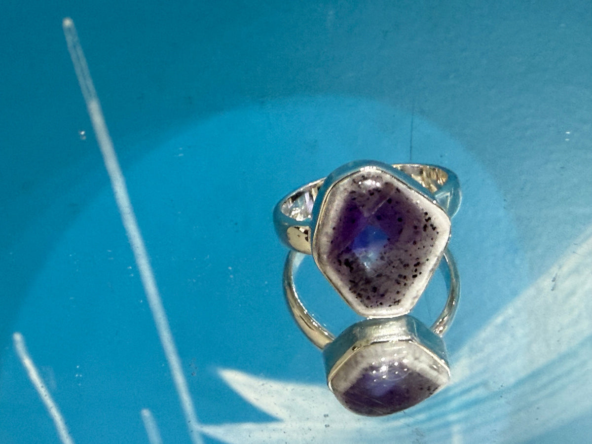 Auralite 23 Ring — The Stone of Spiritual Awakening, size 8 Crystal Wellness