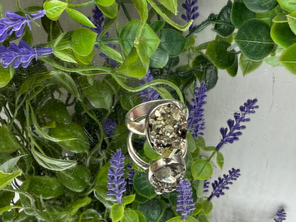 ✨ Pyrite Ring — The Stone of Abundance & Personal Power, size 9 Crystal Wellness