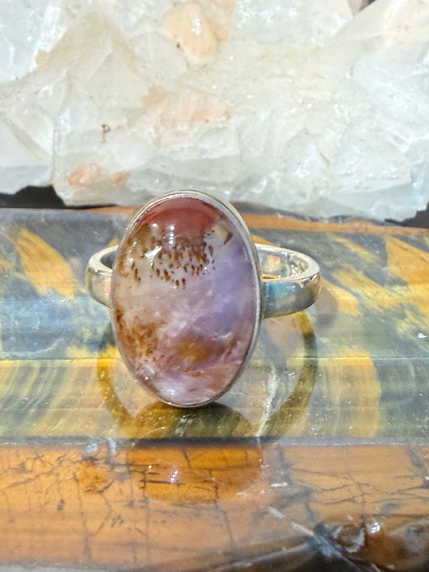 ✨ Super Seven Ring — “The Sevenfold Light”, size 10 Crystal Wellness