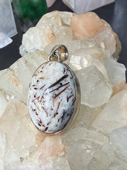 Astrophyllite Pendant — Starburst of Transformation ✨ , 30mmx22mm Crystal Wellness