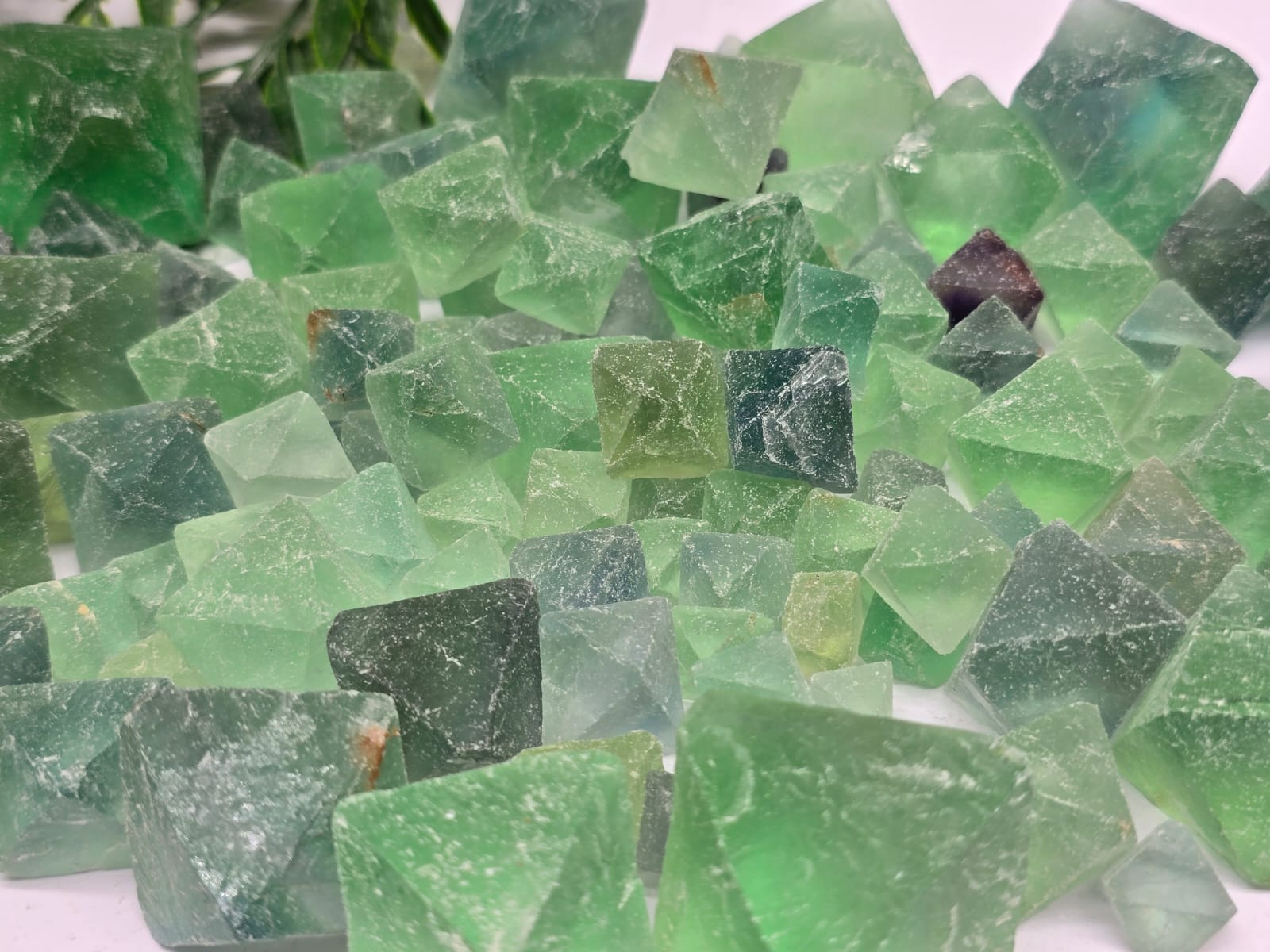 Fluorite Octahedron Crystal Wellness