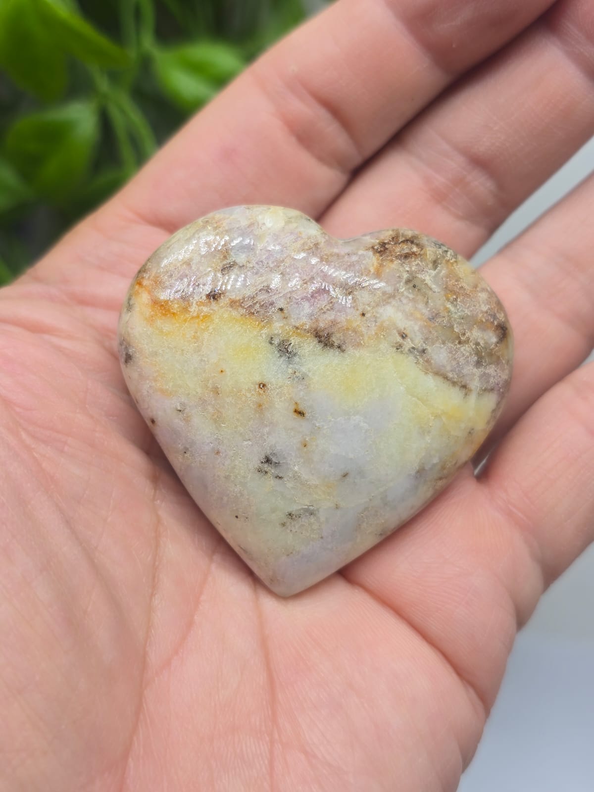 Hackmanite Heart Shape Crystal Wellness