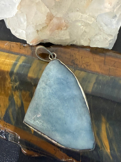 Aquamarine Pendant, 49mmx30mm Crystal Wellness