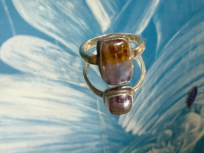 Super Seven Ring – The Stone of Spiritual Awakening & Divine Alignment, size 9 Crystal Wellness