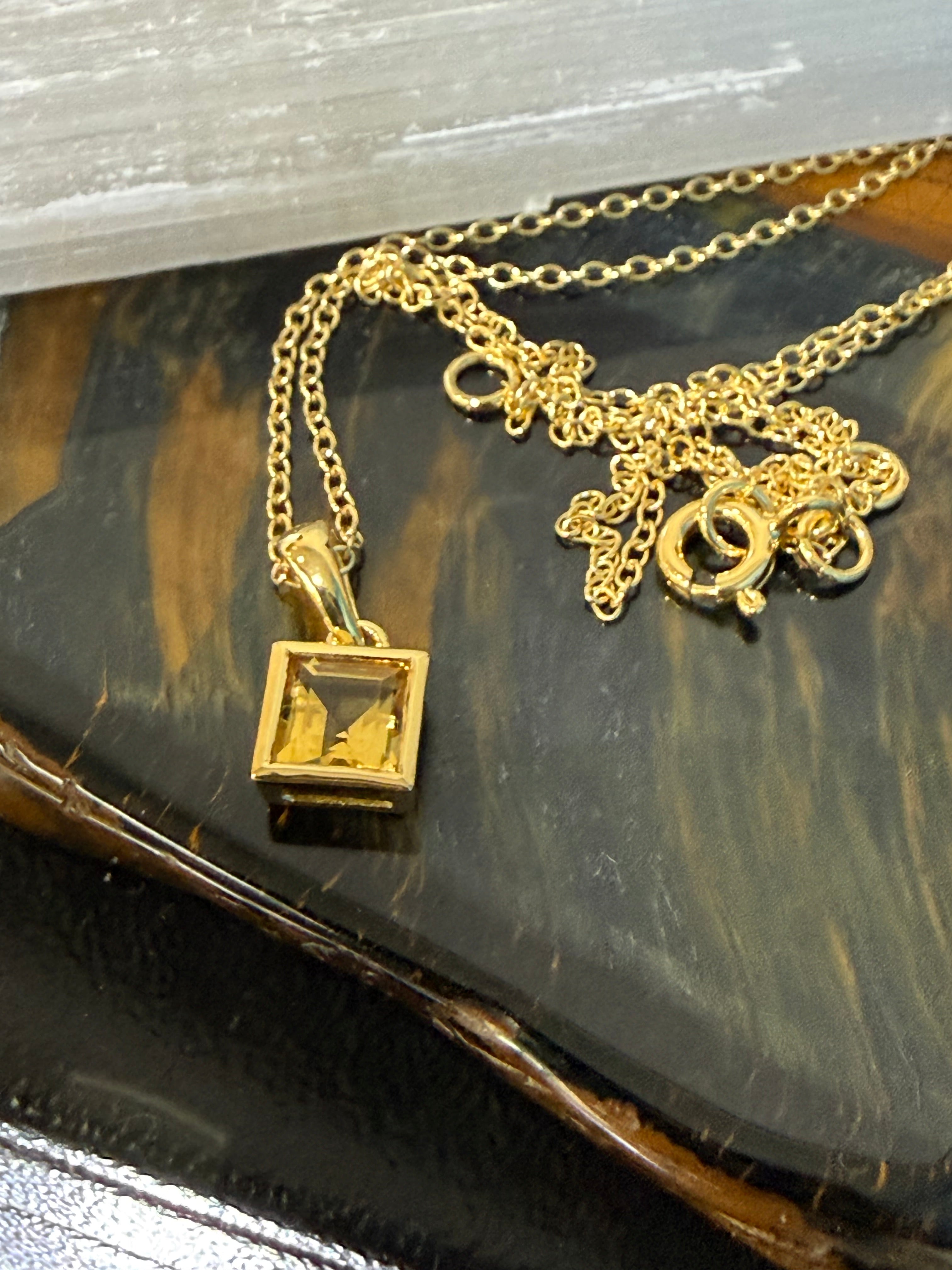 ✨ Golden Citrine Vermeil Pendant

A stone of sunshine, abundance & joyful confidence Crystal Wellness