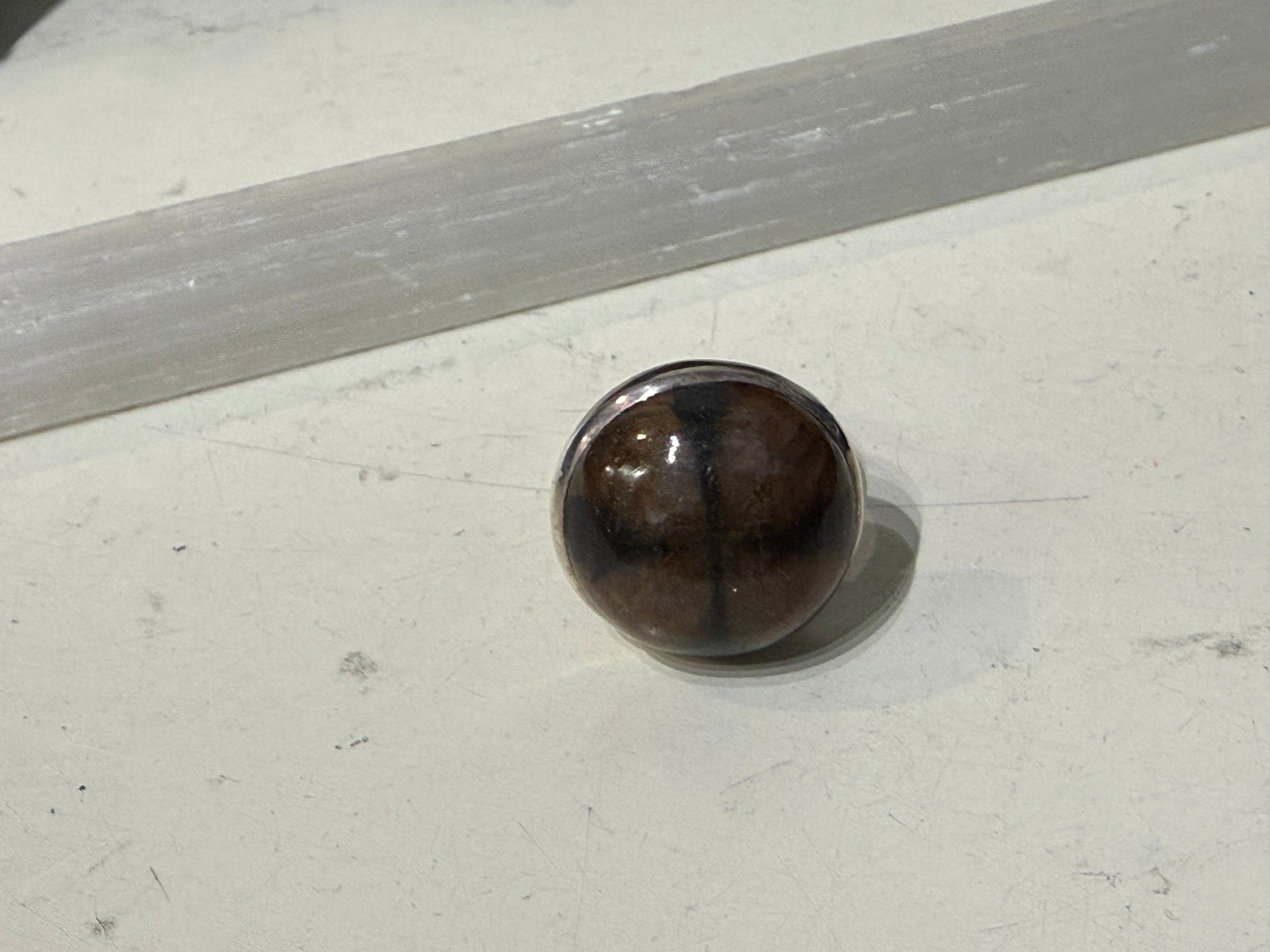 Chiastolite Ring
The Stone of Protection & Sacred Alignment, size 7 Crystal Wellness