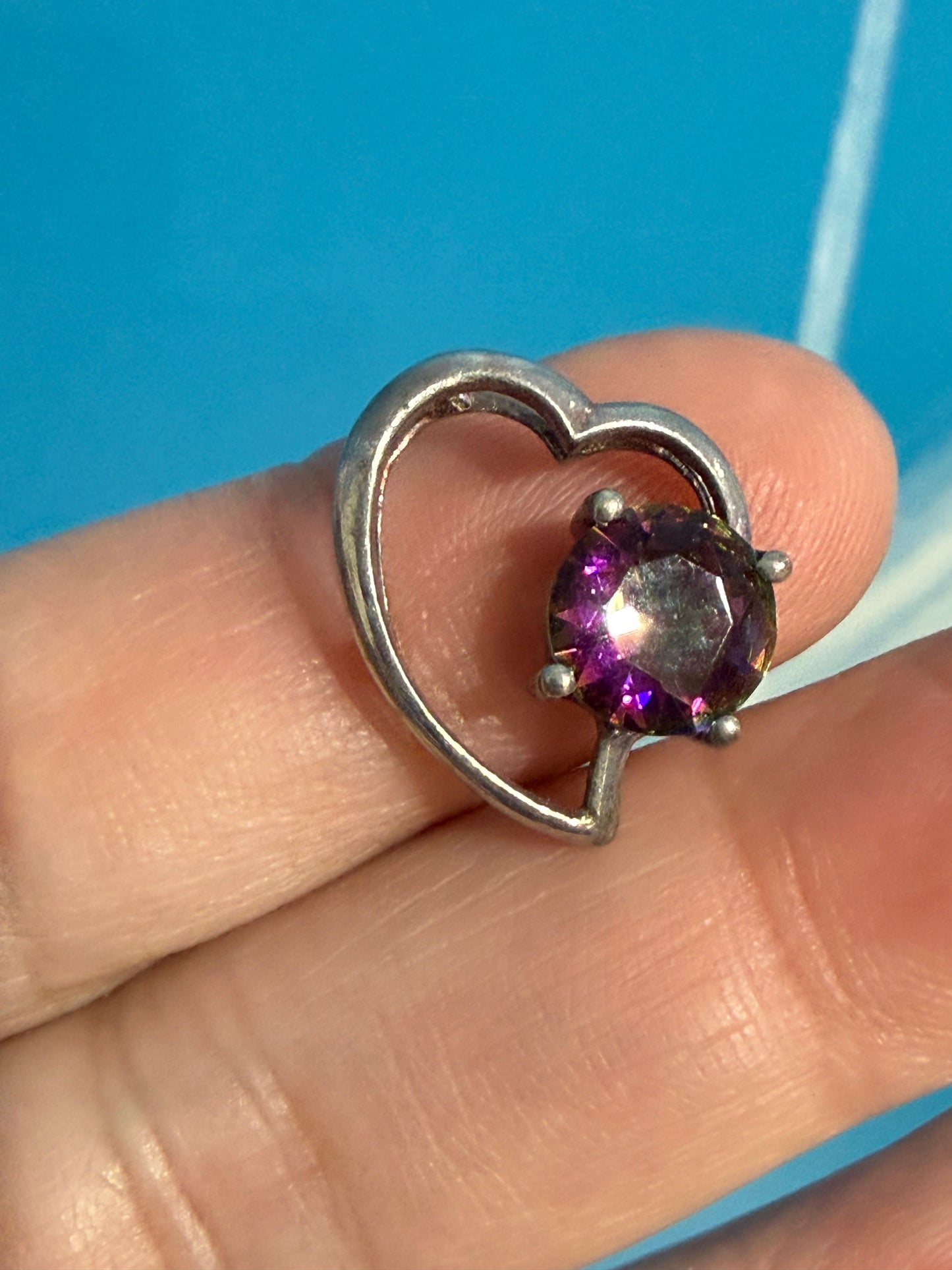 Mystic Topaz Pendant, 18mmx15mm Crystal Wellness