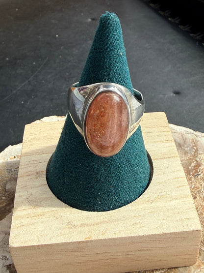 Sunstone Ring, size 7.5– Joy, Vitality & Radiant Confidence Crystal Wellness