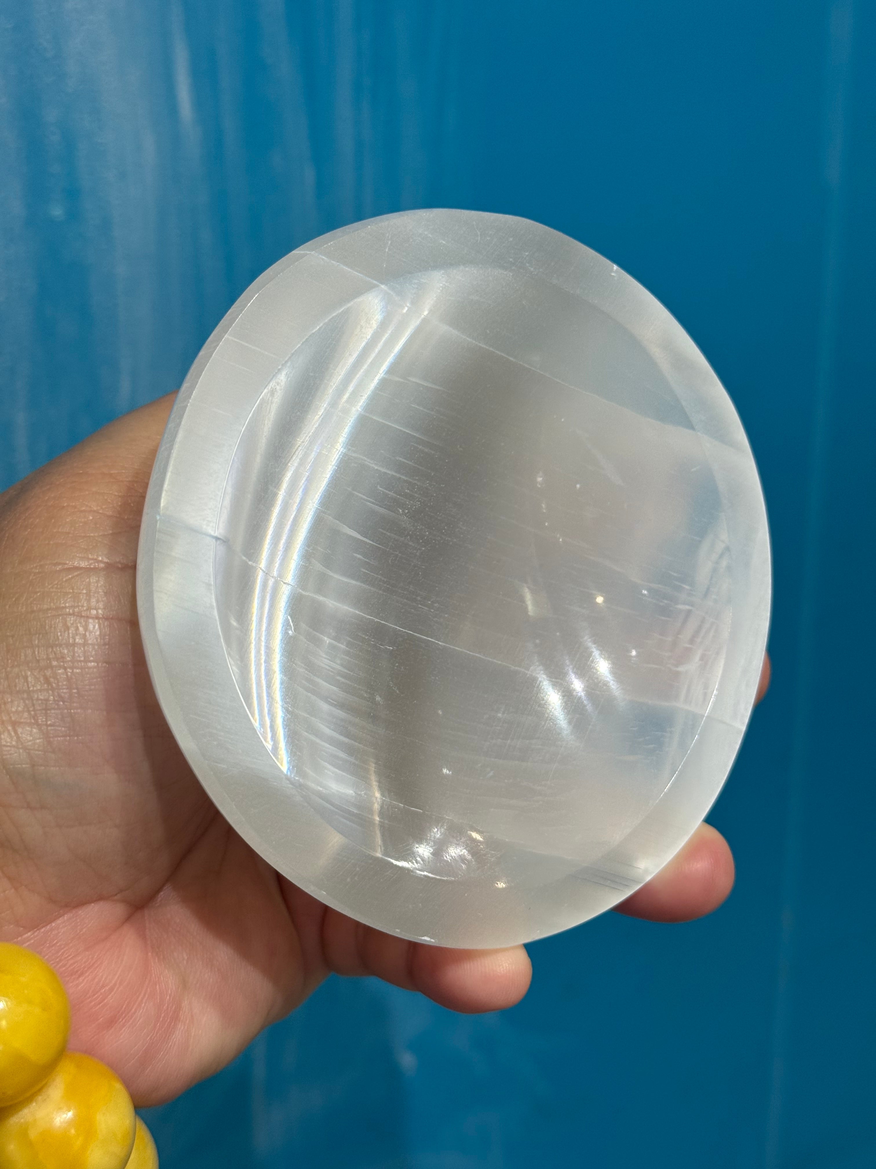 Selenite Bowl 10x3.5cm Crystal Wellness