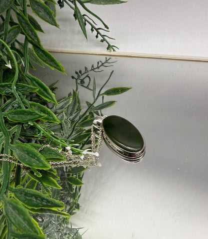 Nephrite Jade Pyramid 406g Crystal Wellness