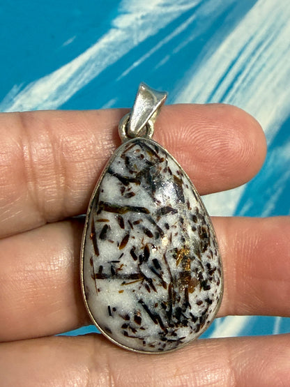 Astrophyllite Pendant — Starburst of Transformation ✨, 35mmc22mm Crystal Wellness