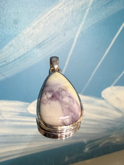 Tiffany Stone Pendant, 30mmx20mm Crystal Wellness