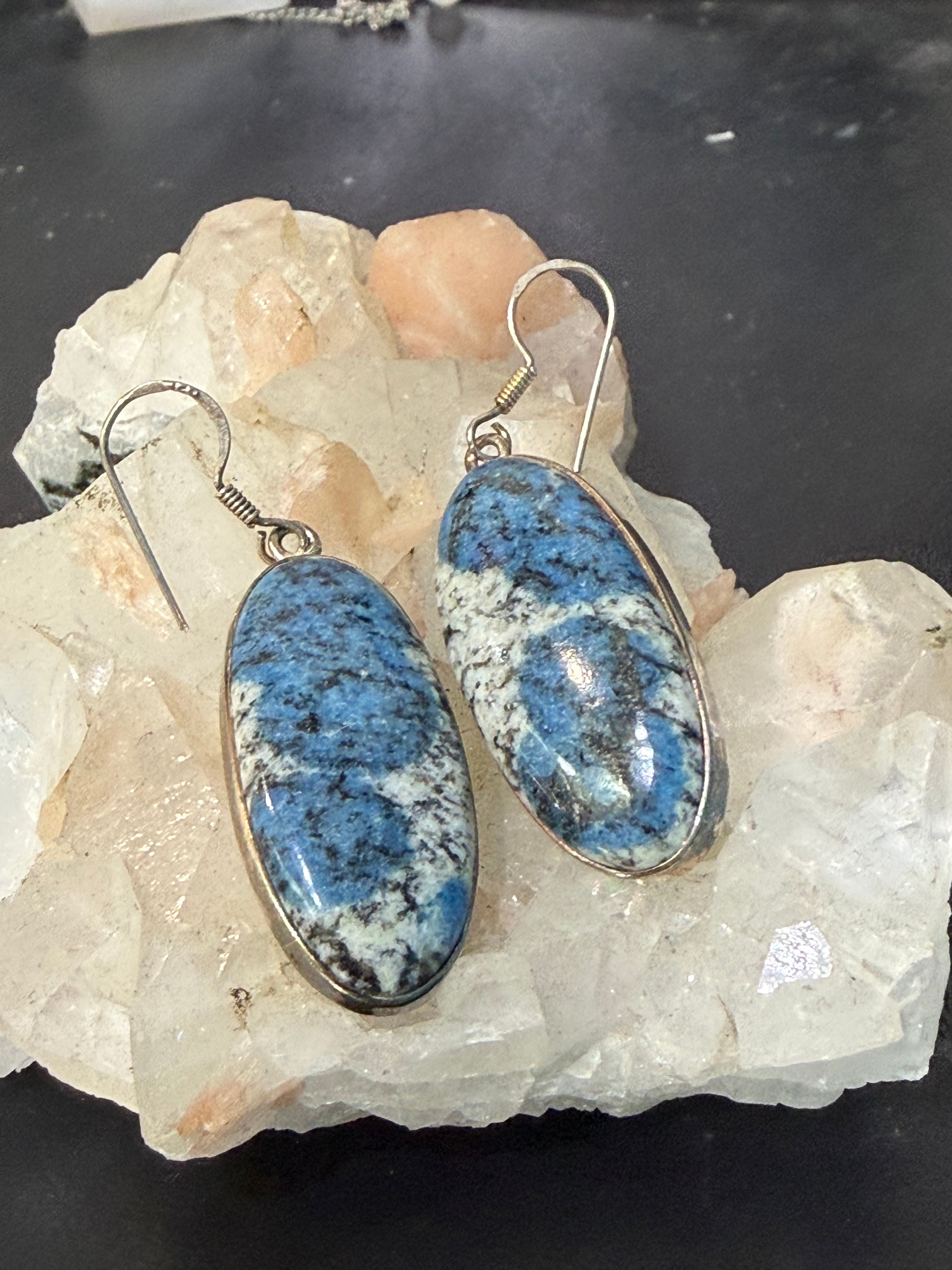 K2 Earrings – Intuition, Clarity & Spiritual Balance, 31mmx16mm Crystal Wellness