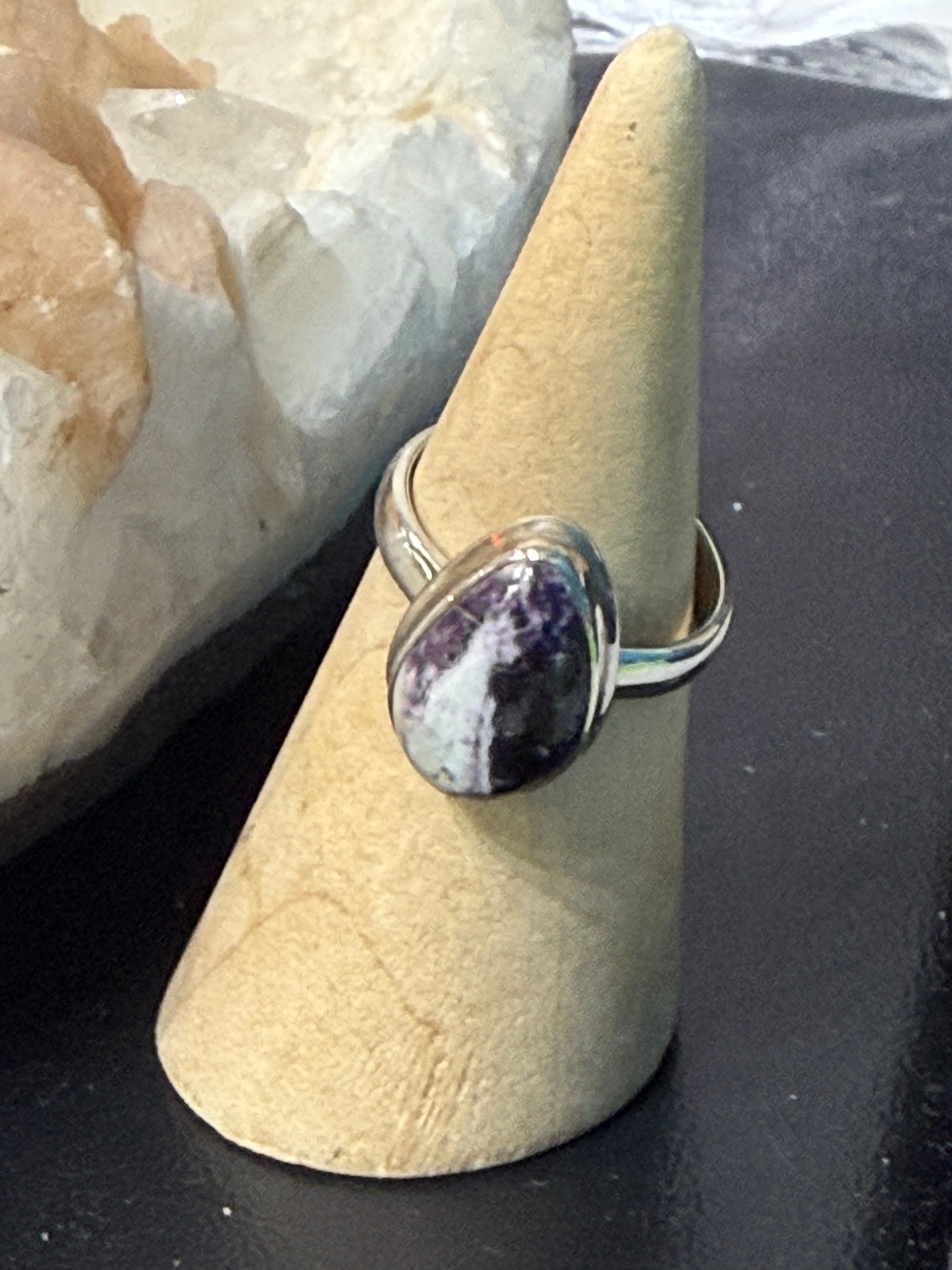 Kammererite Ring – Stone of Spiritual Insight & Heart Wisdom Crystal Wellness